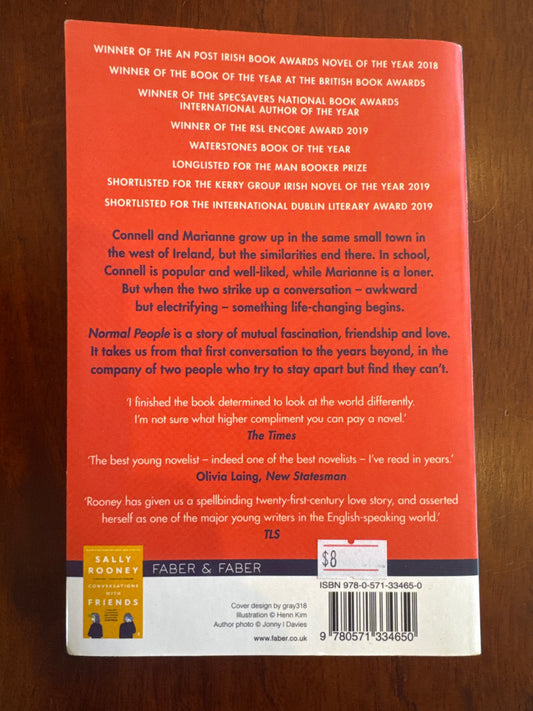 Normal people. Sally Rooney. 2019.