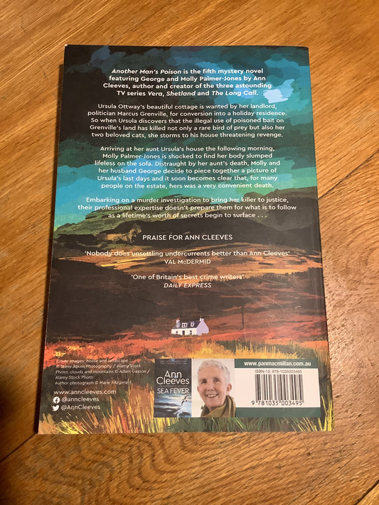 Another man’s poison. Ann Cleeves. 2023.