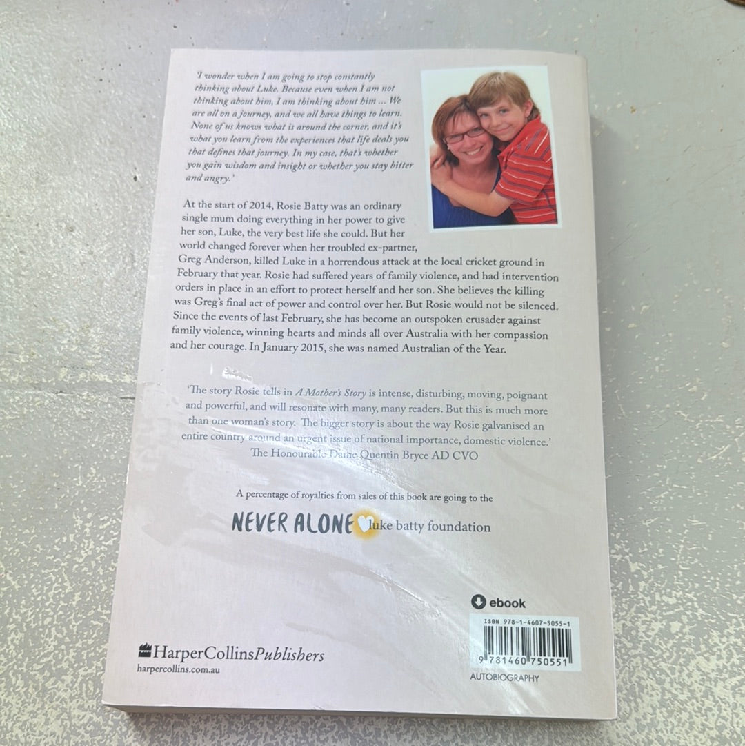 Rosie Batty: a mother's story. Rosie Batty. 2015.