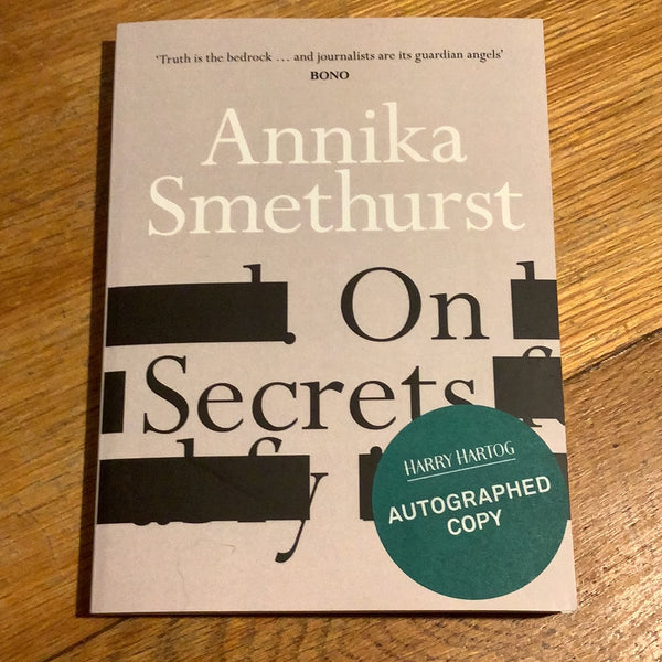 On secrets. Annika Smethurst. 2020.