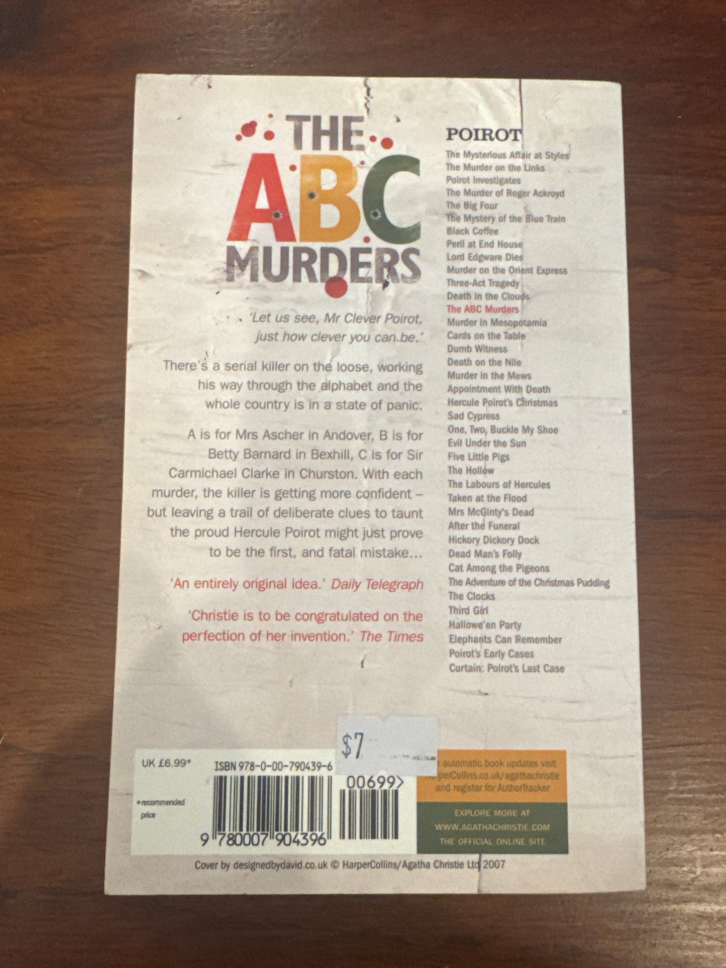 ABC murders. Agatha Christie. 2007.