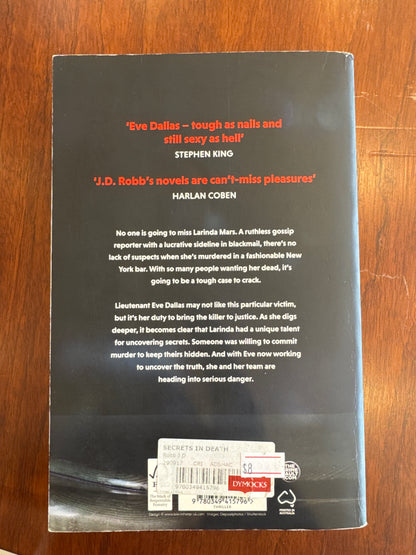 Secrets in death. J. D. Robb. 2017.