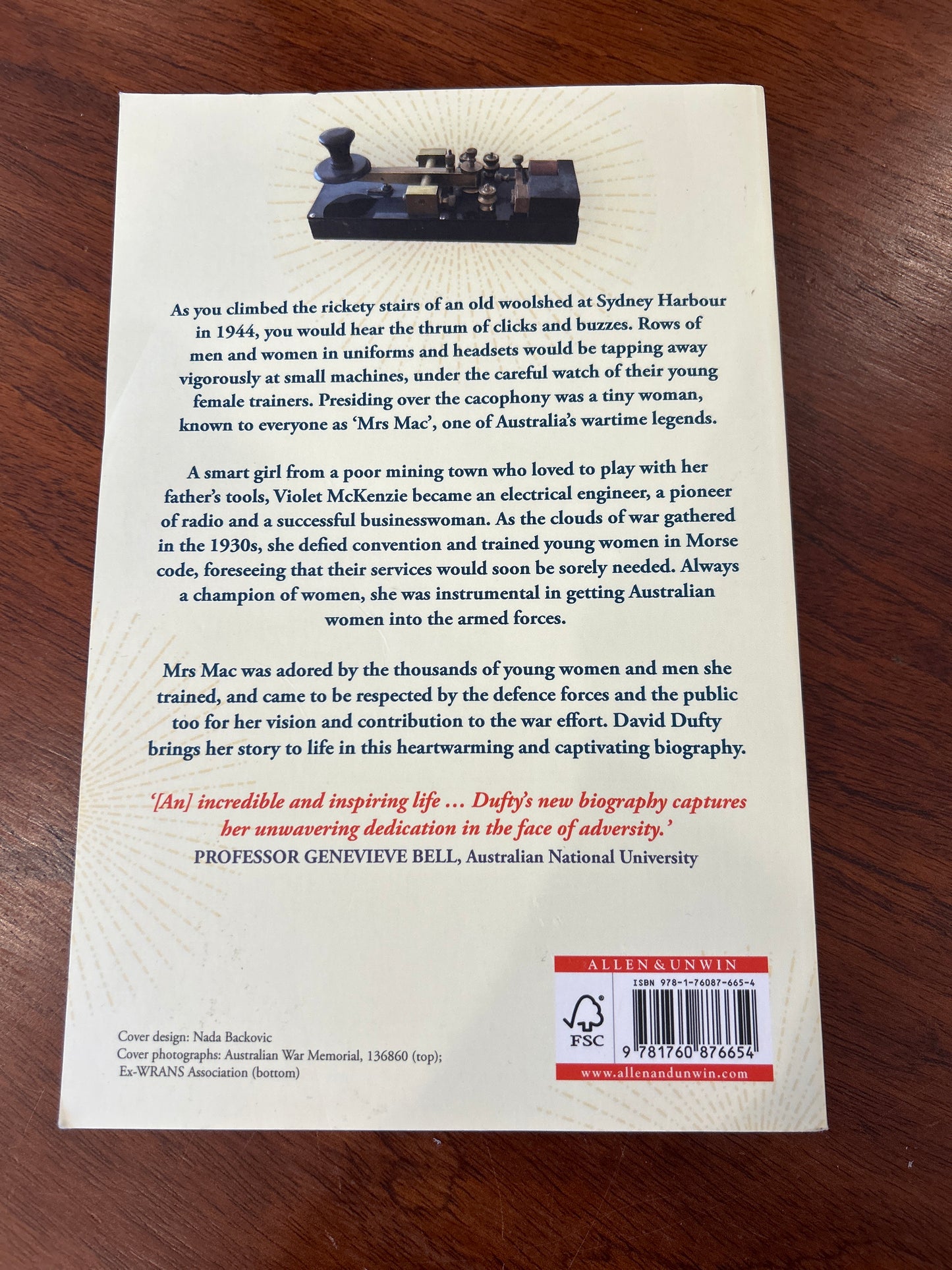 Radio girl: the story of the extraordinary Mrs Mac, pioneering engineer and wartime legend. David Dufty. 2020.