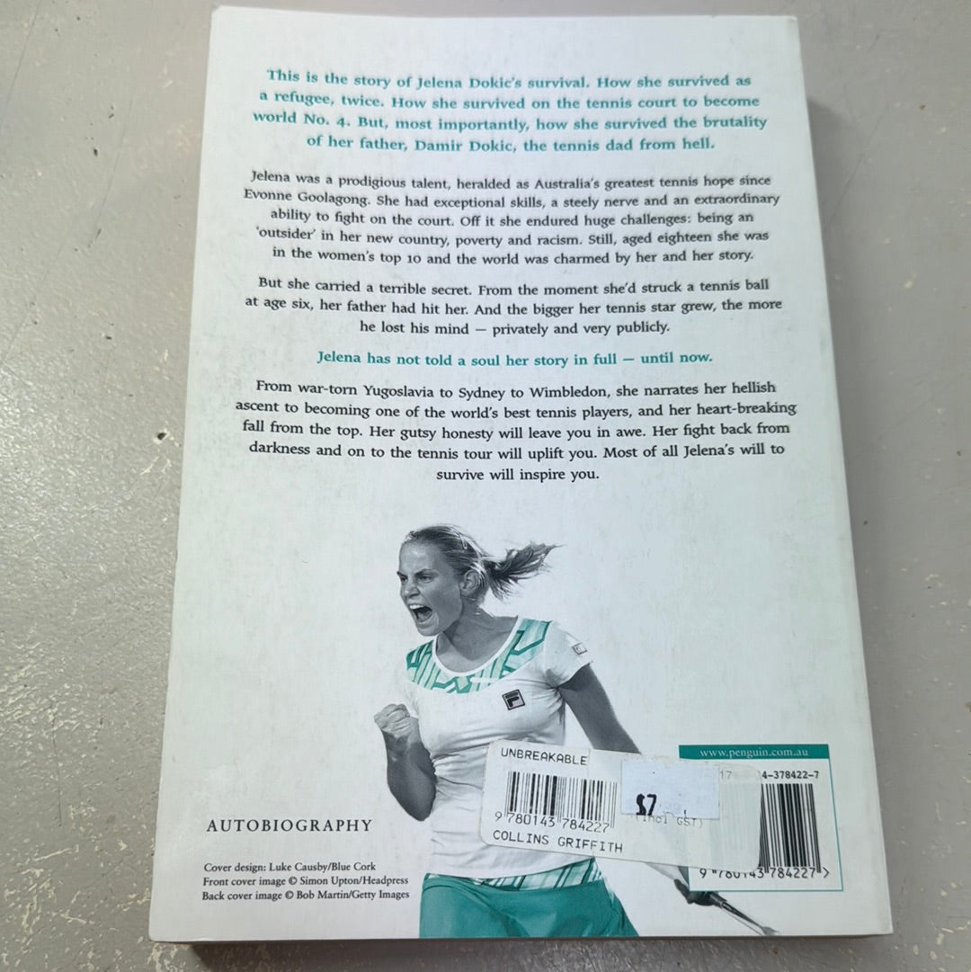 Unbreakable. Jelena Dokic and Jessica Halloran. 2018.