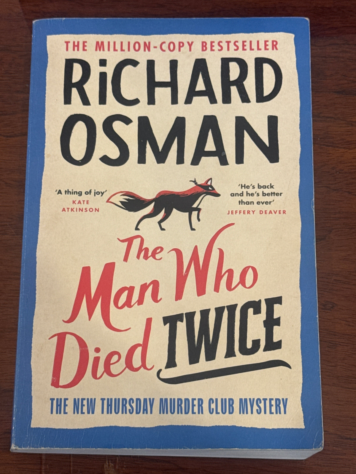 Man who died twice. Richard Osman. 2021.