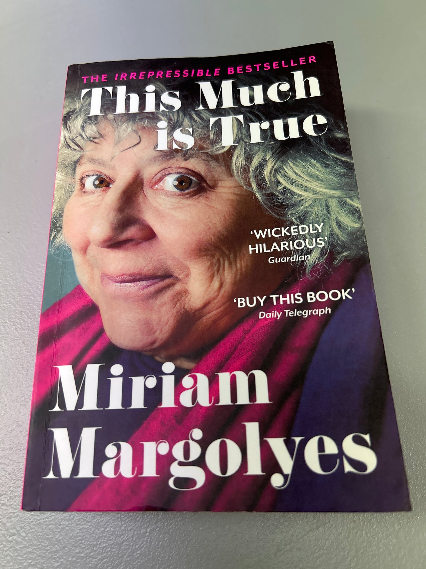 This much is true. Miriam Margolyes. 2021.