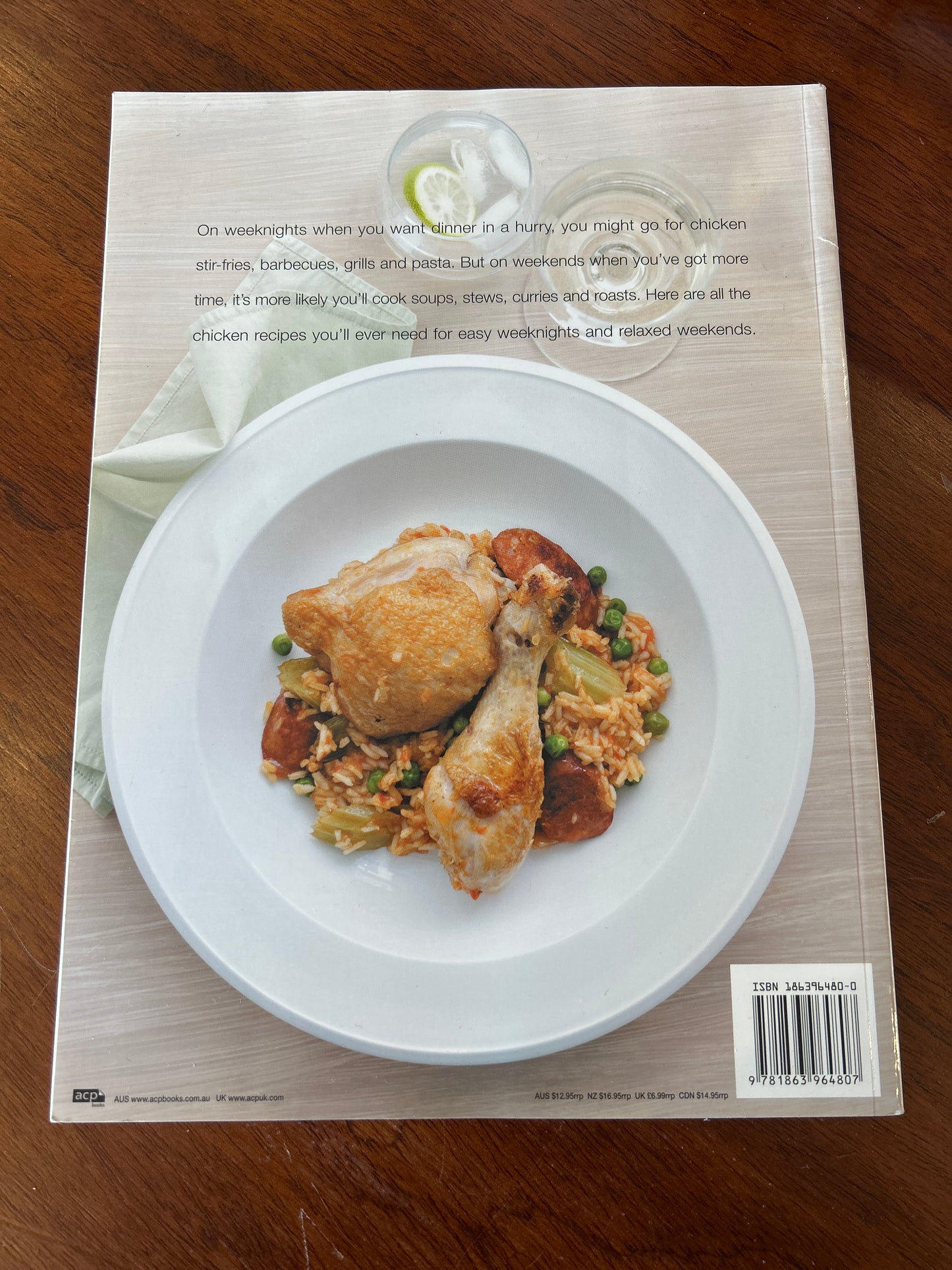 Chicken: soups, salads, stir-fries, curries, grills, roasts. Australian Women’s Weekly. 2006.