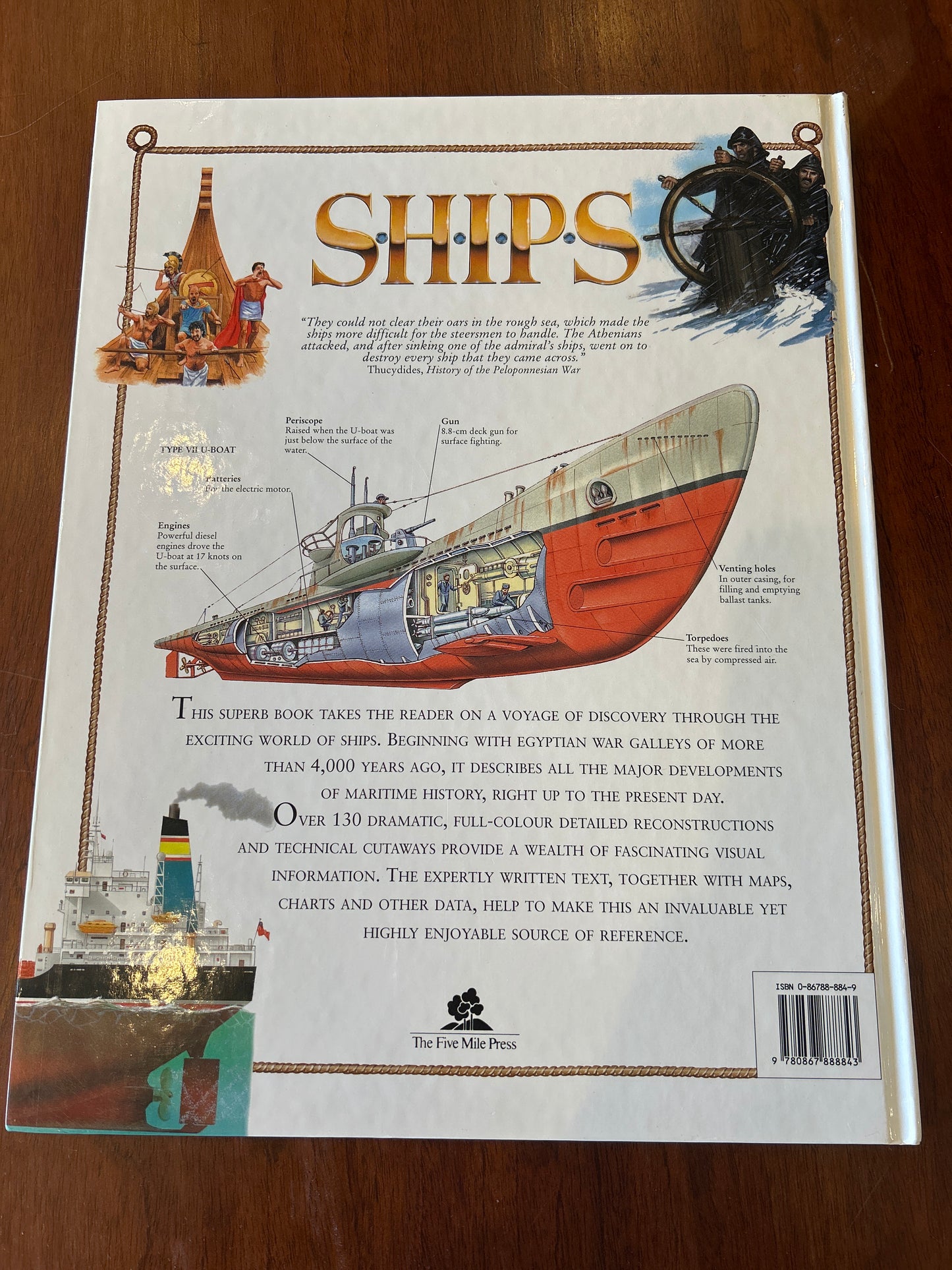 Ships: a stunning visual history of ships. Richard Humble. 1995.