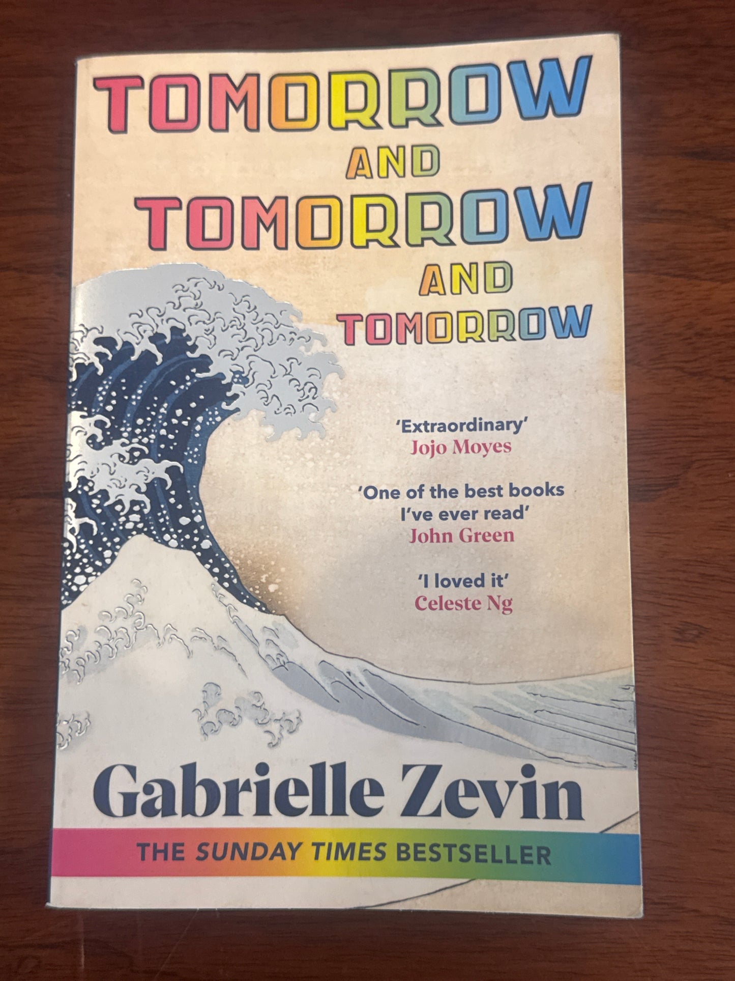 Tomorrow and tomorrow and tomorrow. Gabrielle Zevin. 2023.