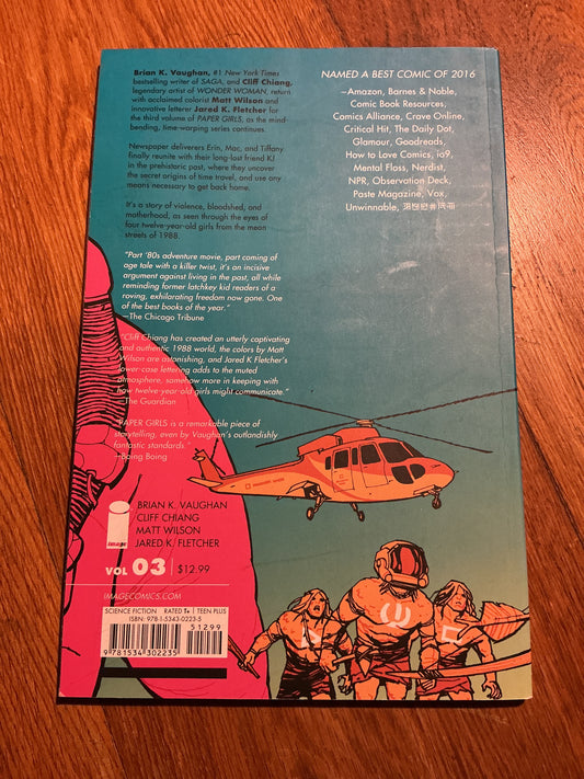 Paper girls 3. Brian K. Vaughan. 2017.