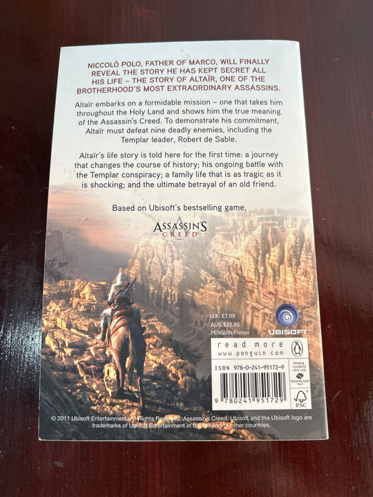 Assassin’s creed: the secret crusade. Oliver Bowden. 2011.