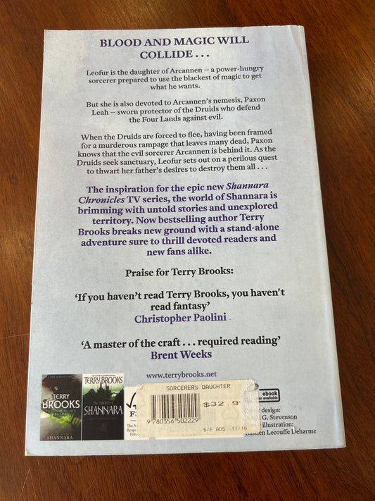 Sorcerer’s daughter. Terry Brooks. 2016.