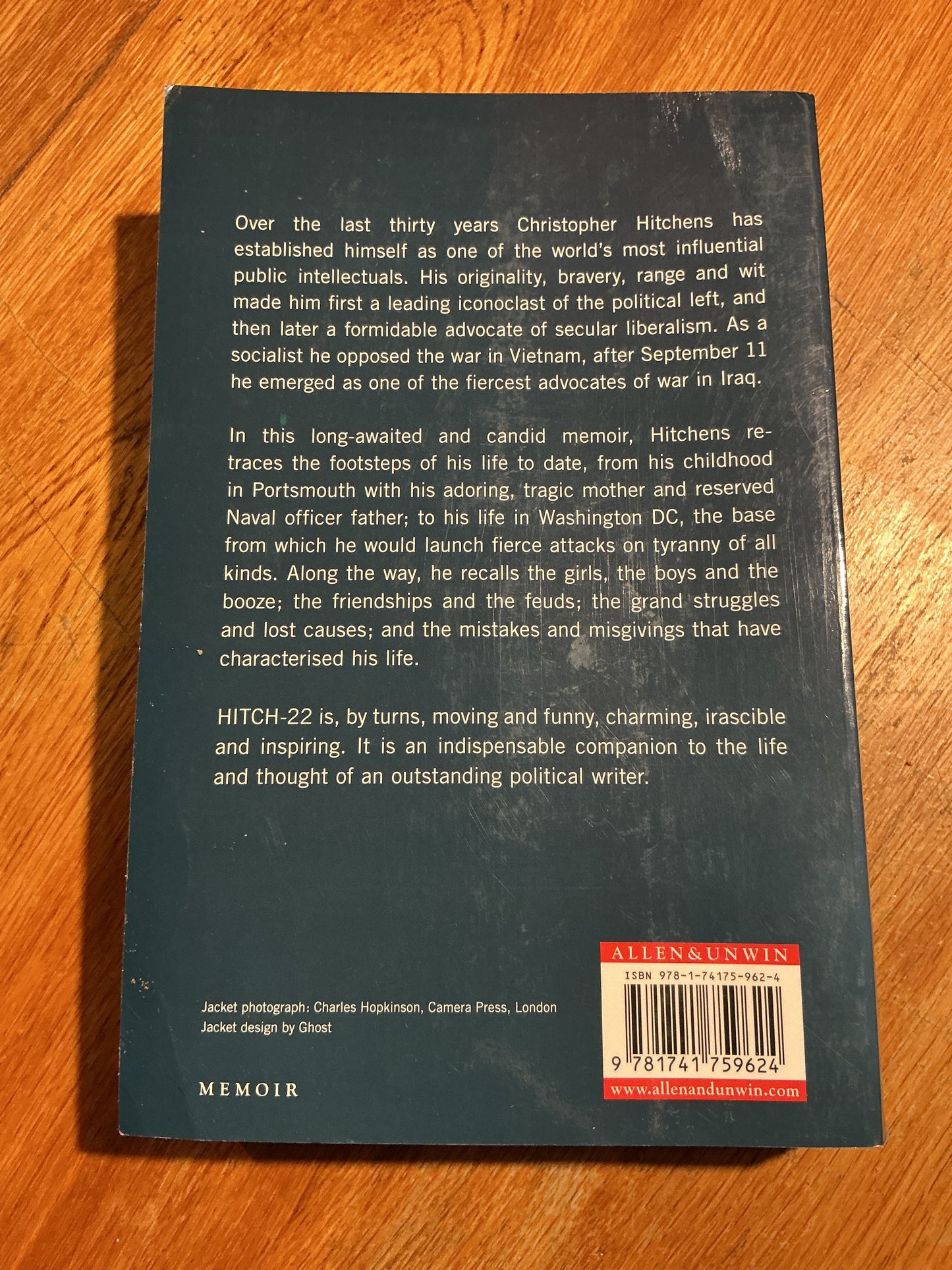 Hitch-22. Christopher Hitchens. 2010.