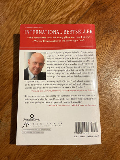 7 habits of highly effective people: restoring the character ethic. Stephen R. Covey. 2004.
