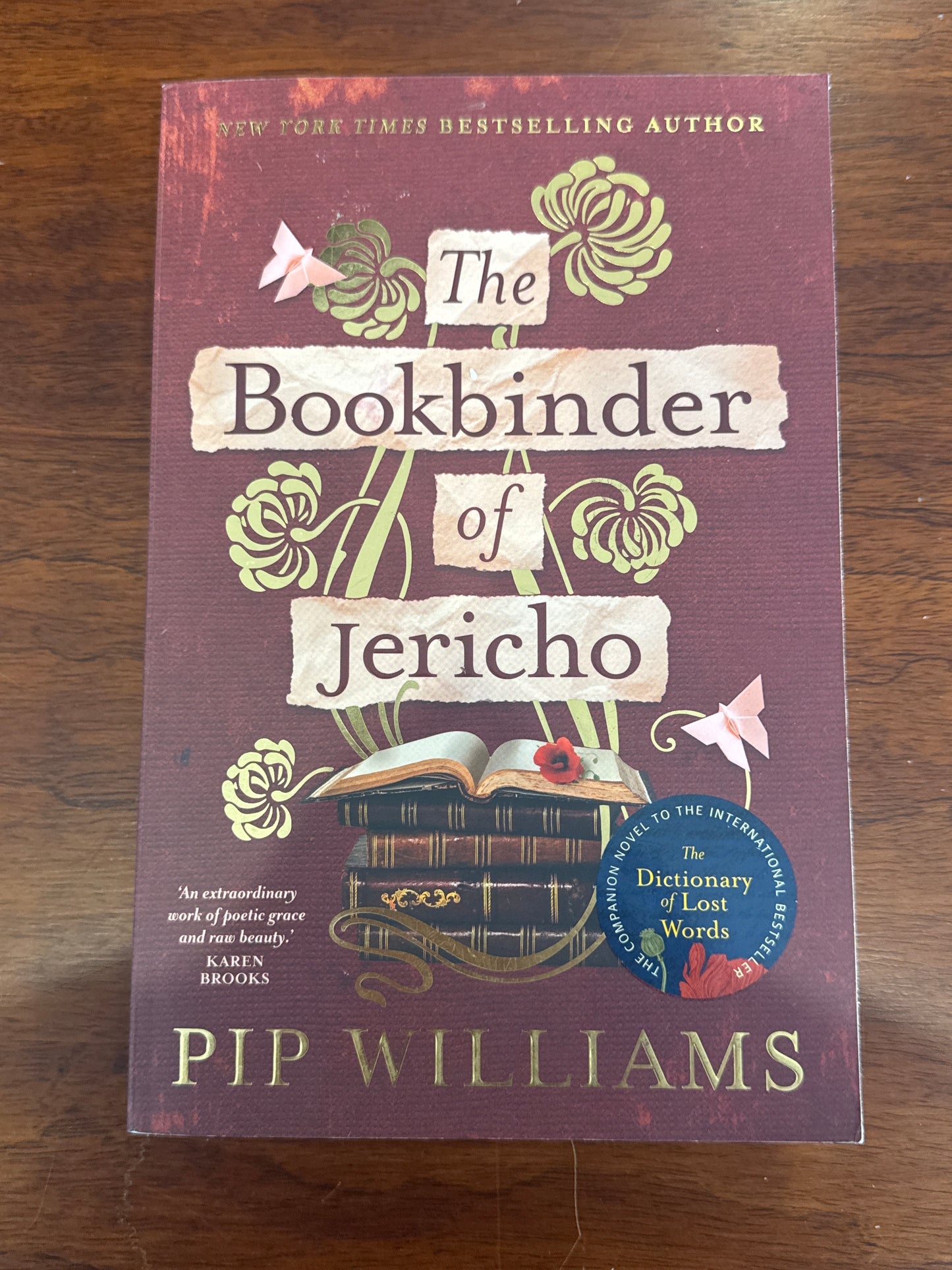 The Bookbinder of Jericho. Pip Williams. 2024.