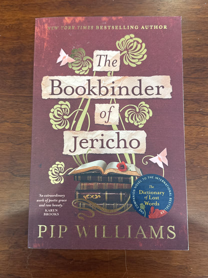 The Bookbinder of Jericho. Pip Williams. 2024.
