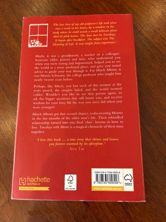 Tuesdays with Morrie. Mitch Albom. 2017.