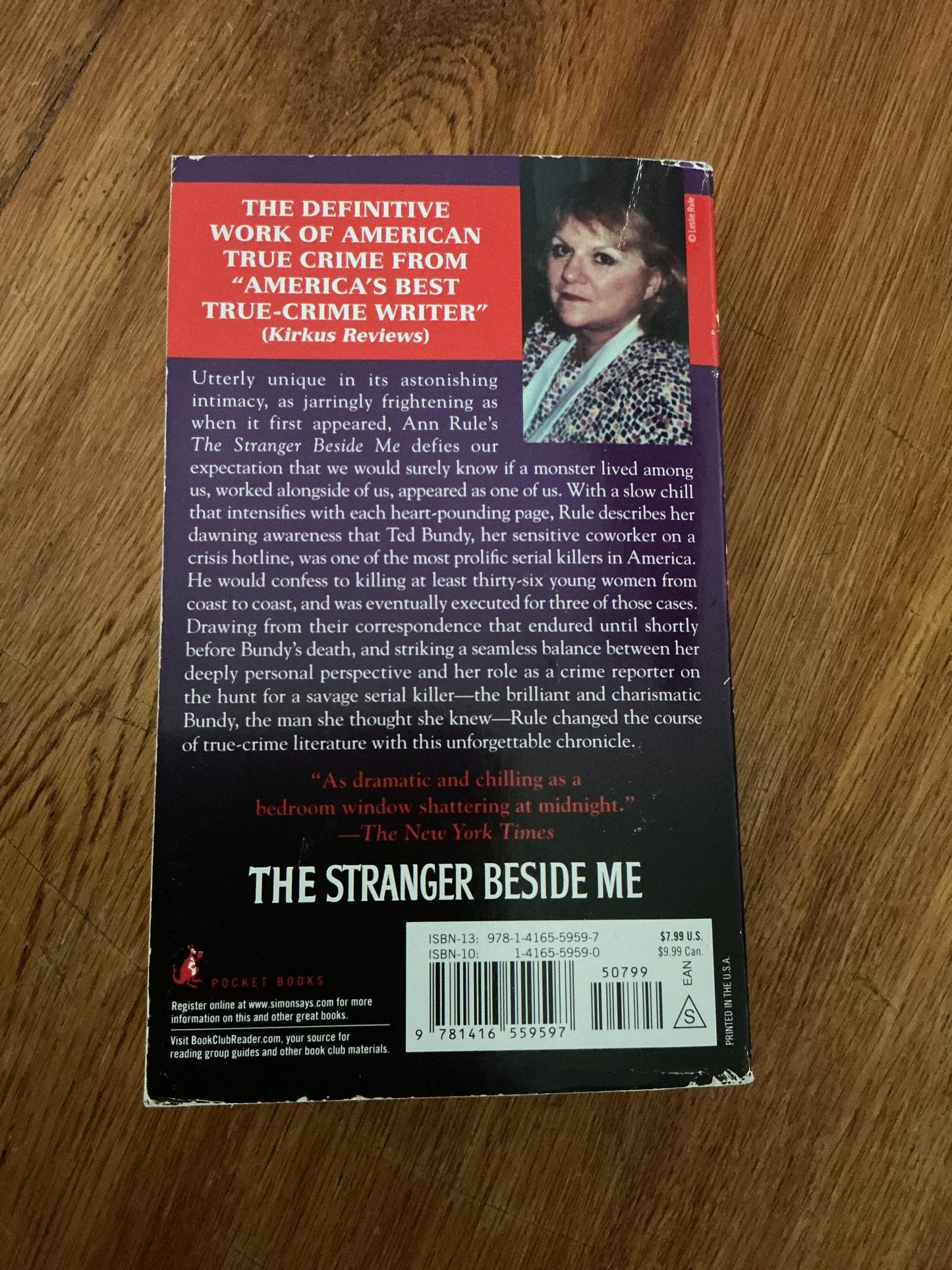 Stranger beside me. Ann Rule. 2009.