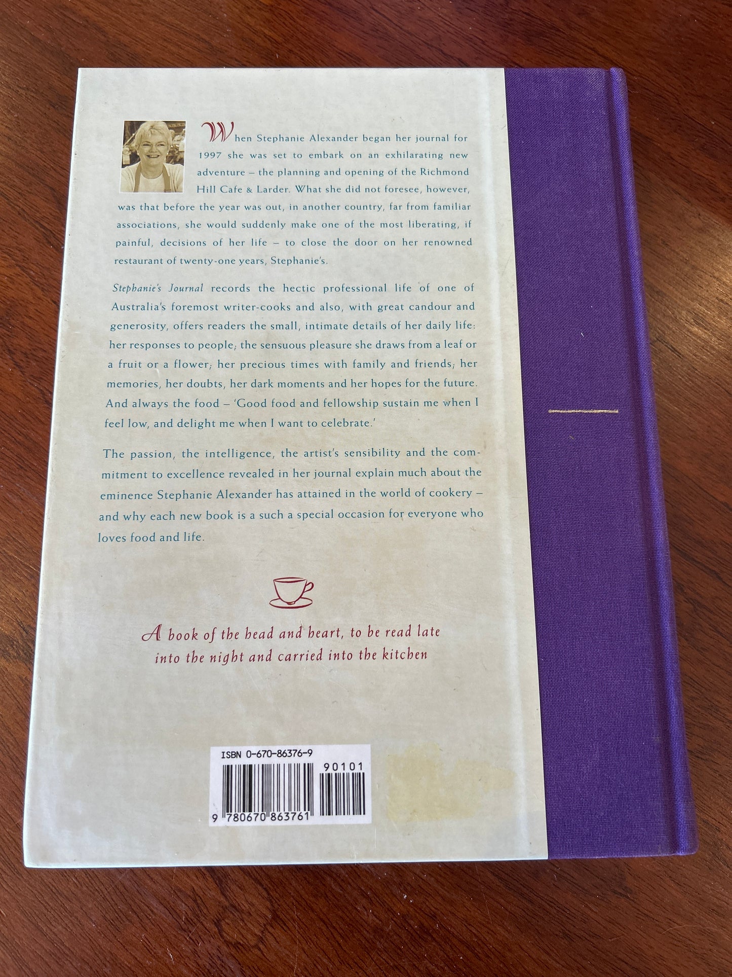 Stephanie’s journal. Stephanie Alexander. 1999.