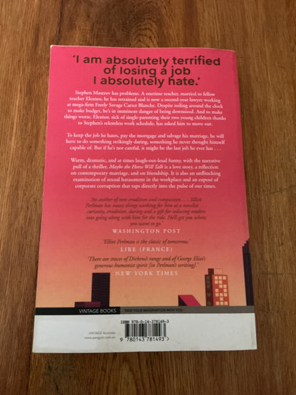 Maybe the horse will talk. Elliot Perlman. 2019.