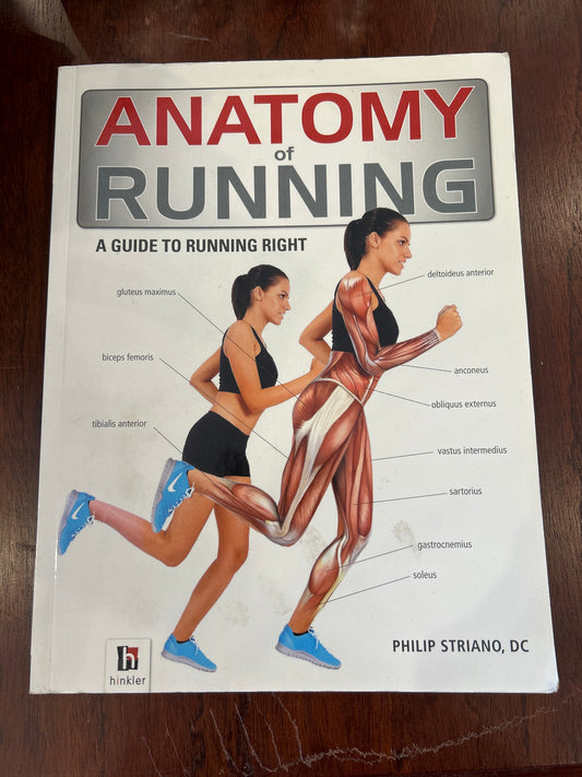 Anatomy of running: a guide to running right. Philip Striano. 2013.