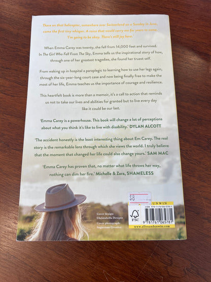 Girl who fell from the sky. Emma Carey.