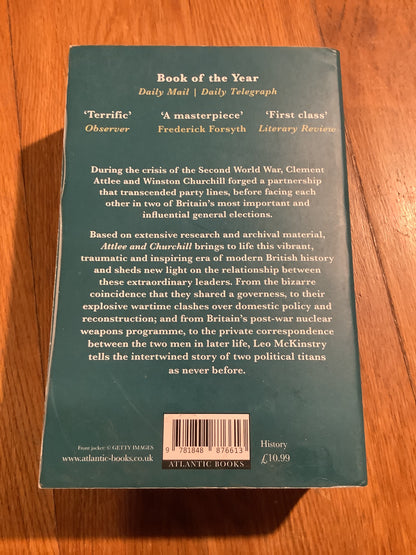 Attlee and Churchill. Leo McKinstry. 2019.