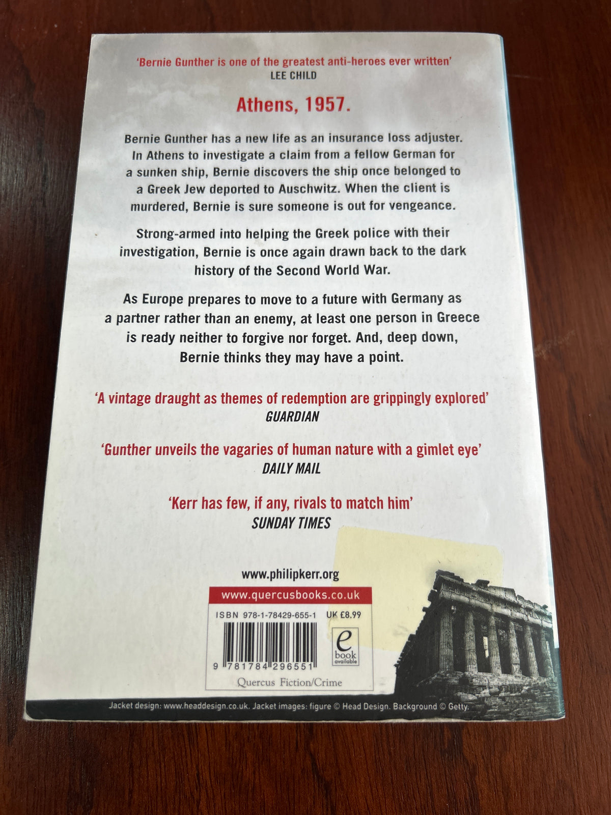 Greeks bearing gifts. Philip Kerr. 2018.