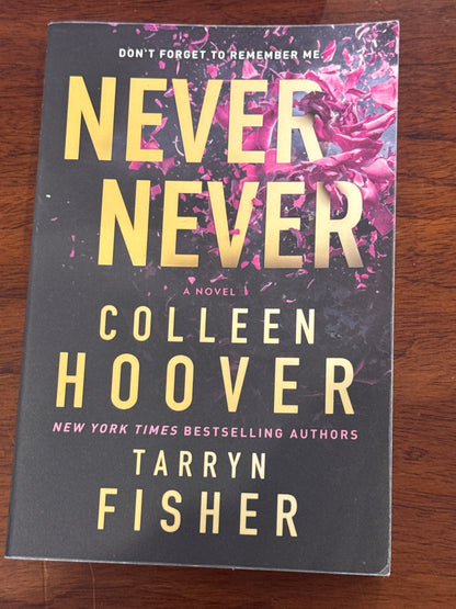 Never never. Colleen Hoover & Tarryn Fisher. 2023.