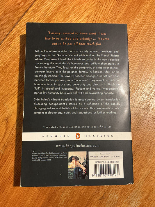 A Parisian affair and other stories. Guy De Maupassant. 2004.