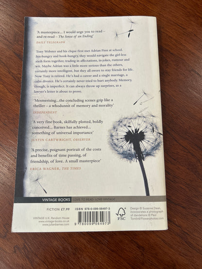 Sense of an ending. Julian Barnes. 2012.
