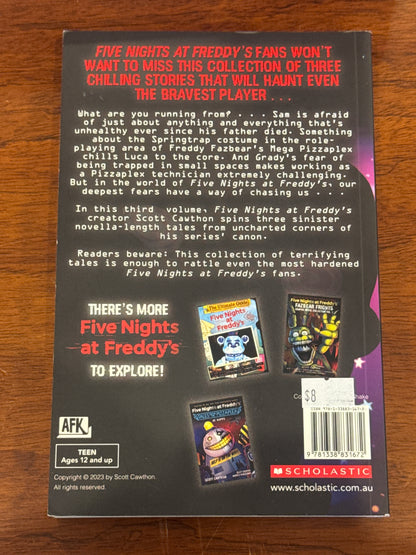 Five Nights at Freddy’s Tales from the Pizzaplex #3 Somniphobia. Scott Cawthon. 2023.