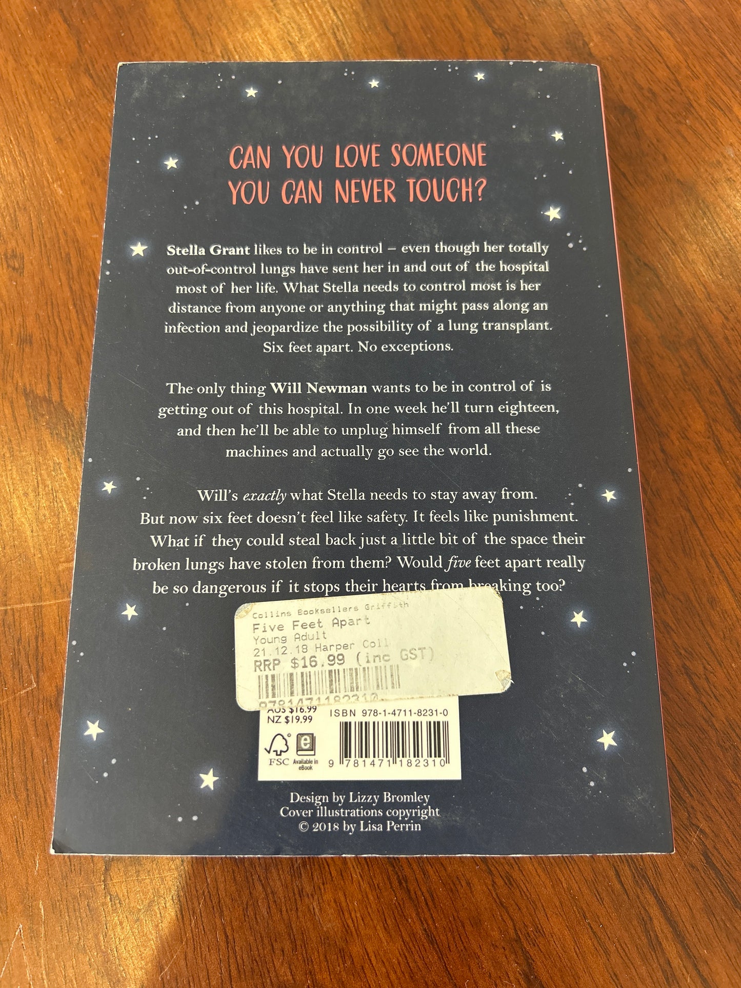 Five feet apart. Rachael Lippincott, Mikki Daughtry & Tobias Iaconis. 2018.