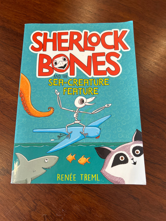 Sherlock Bones and the sea-creature feature. Renee Treml. 2020.