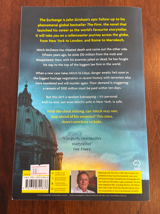 The Exchange. John Grisham. 2023.