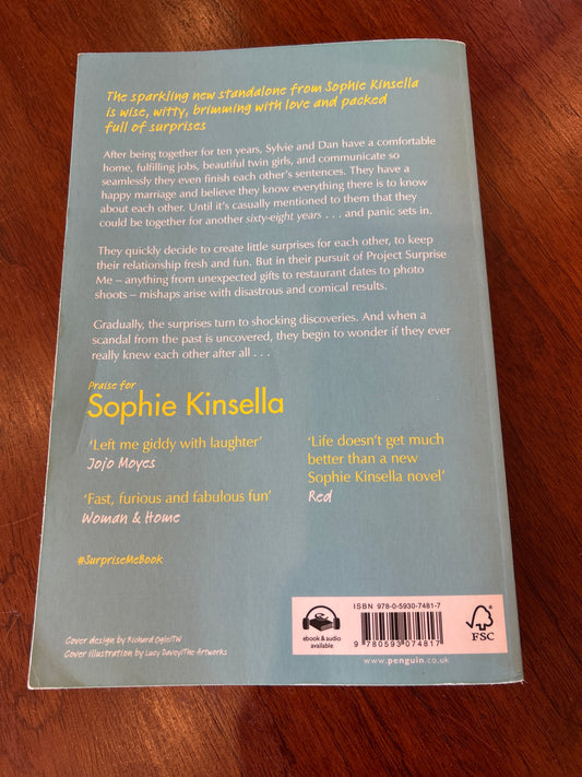 Surprise me. Sophie Kinsella. 2018.