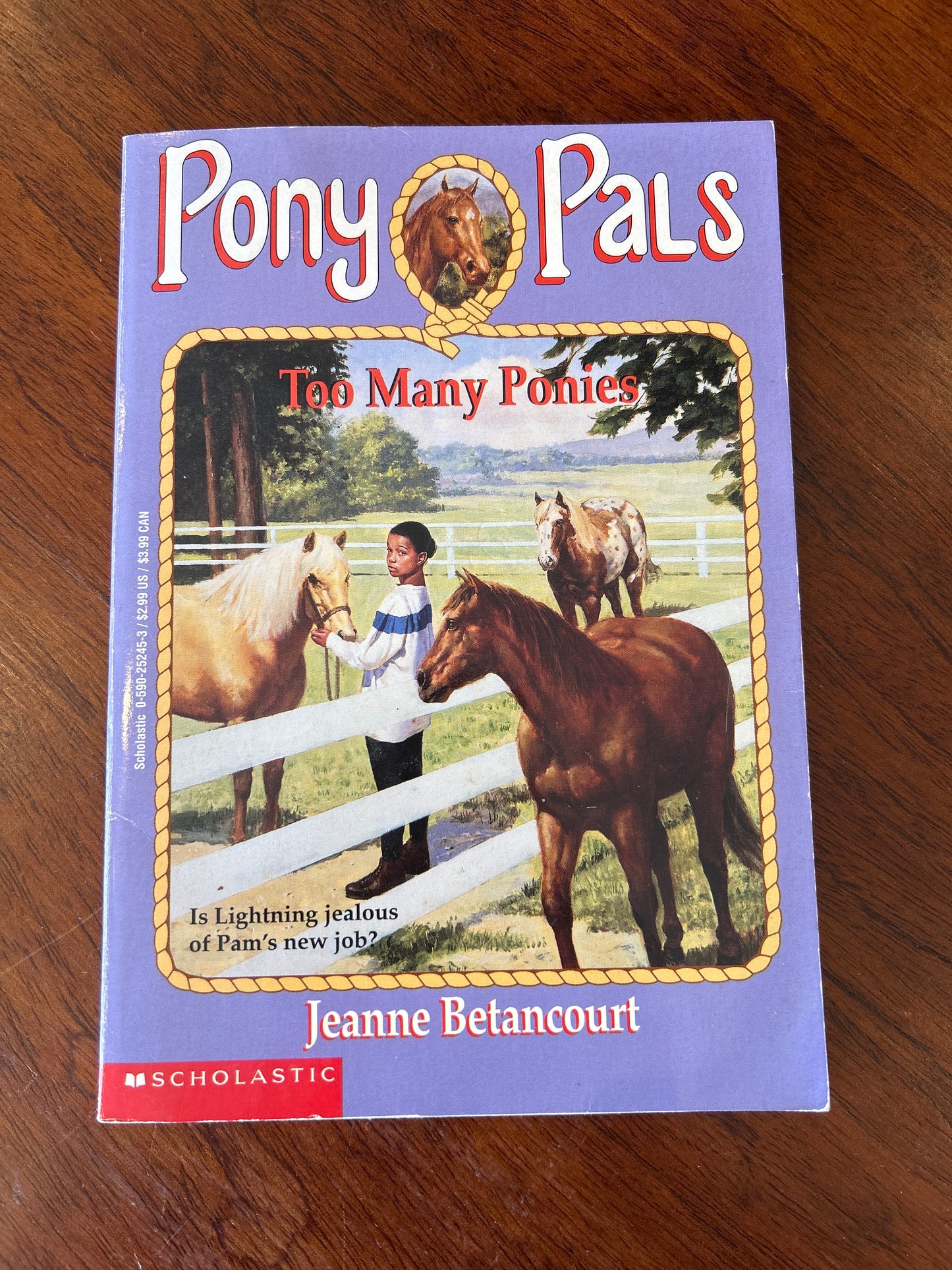 Too many ponies. Jeanne Betancourt. 1995.