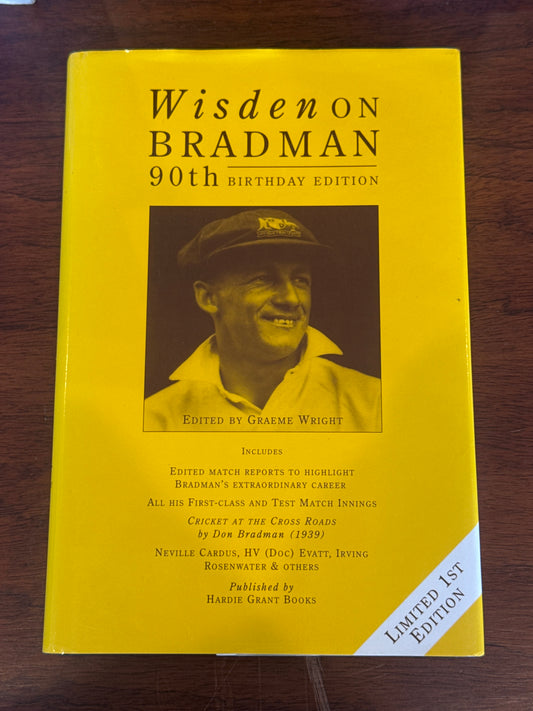 Wisden on Bradman 90th Birthday edition. Edited by Graham Wright. 1998.