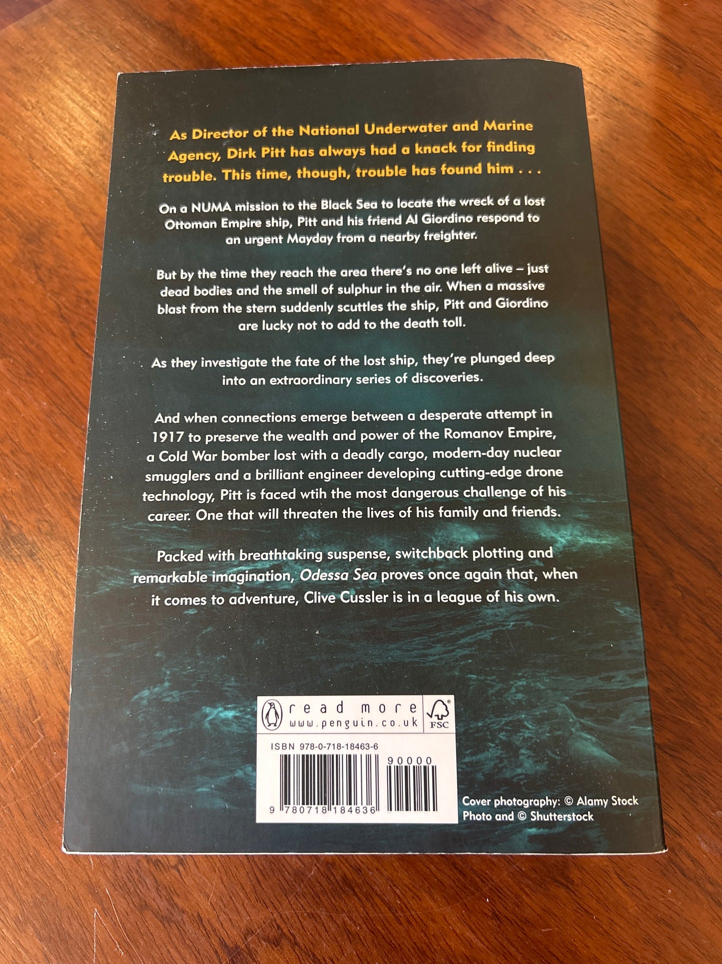 Odessa sea. Clive Cussler and Dirk Cussler. 2016.