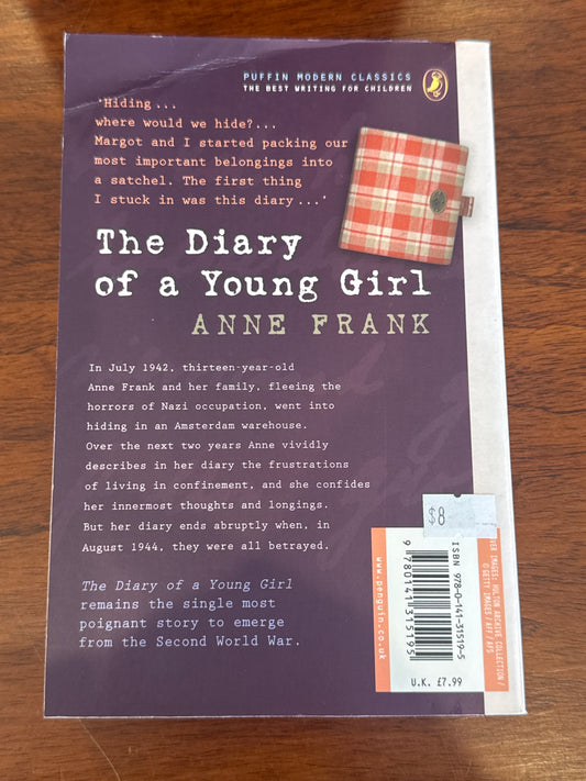 Diary of a young girl. Anne Frank. 2007.