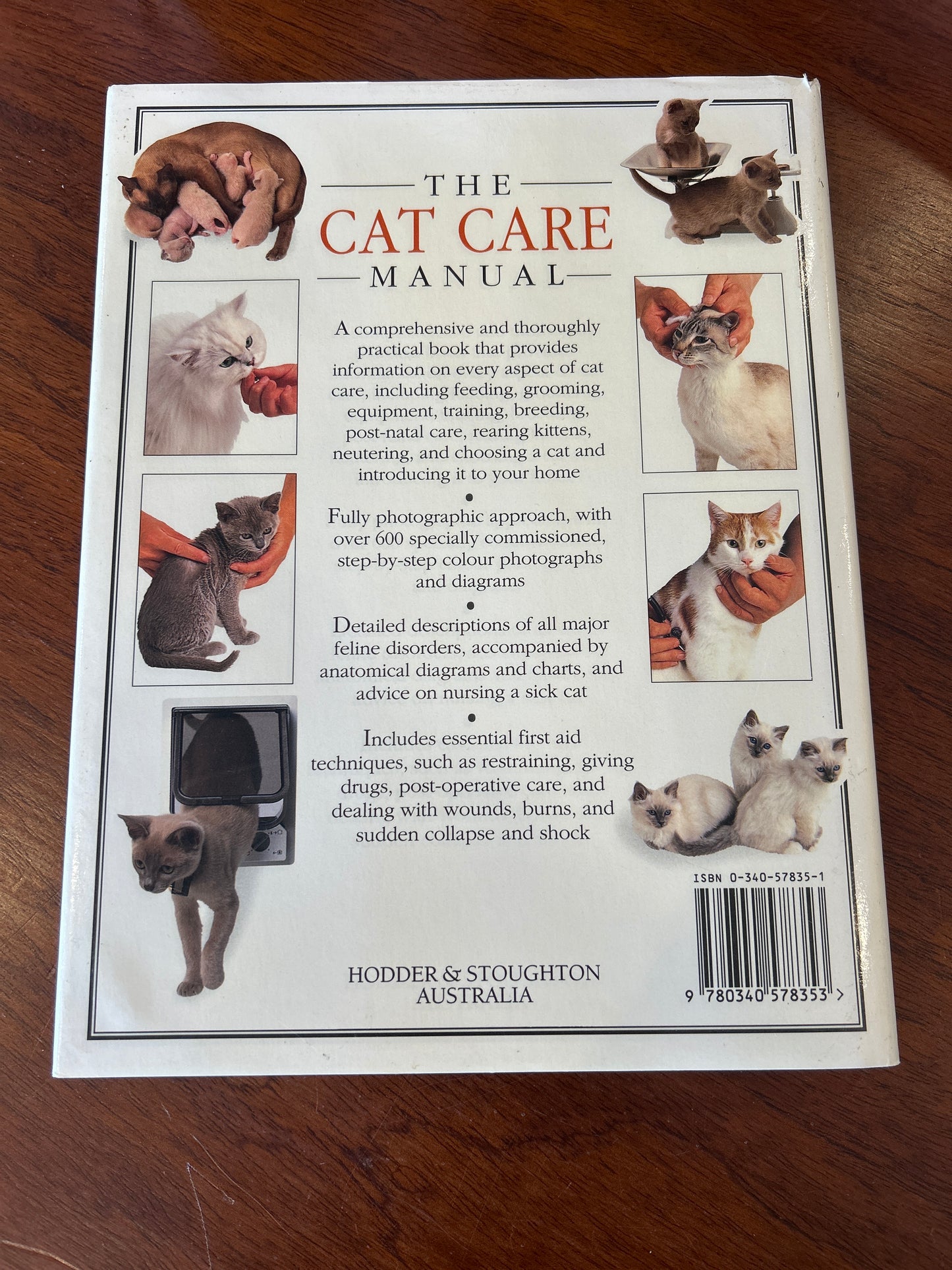 Cat care manual. Andrew Edney. 1992.