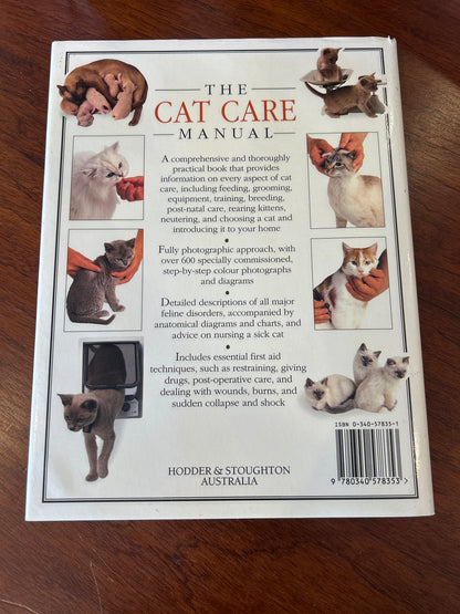 Cat care manual. Andrew Edney. 1992.