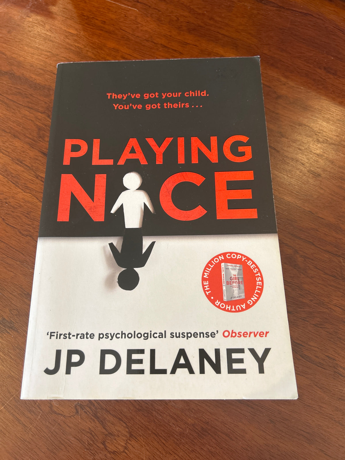 Playing nice. J. P. Delaney. 2020.