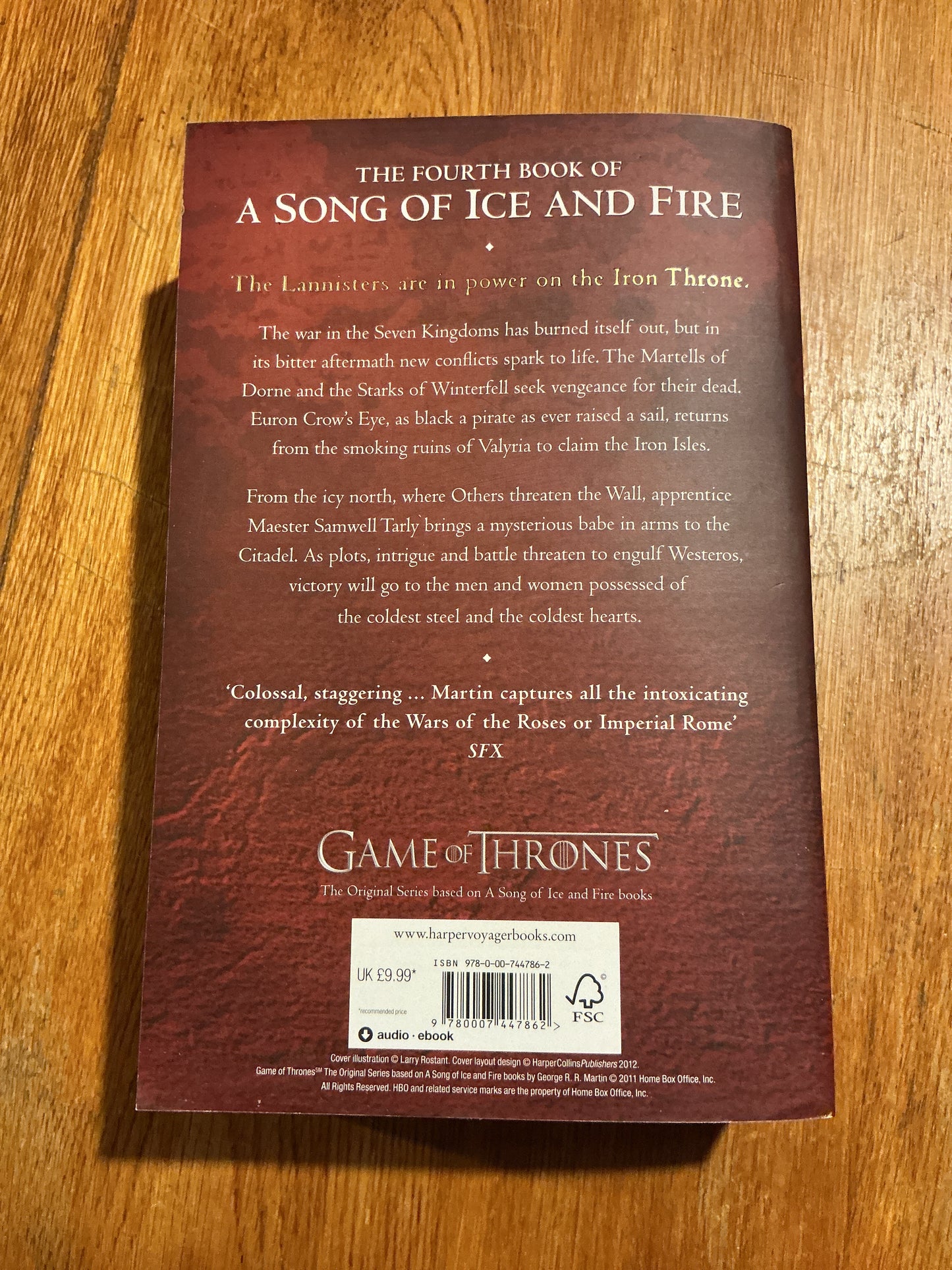 Feast for crows. George R.R. Martin. 2011.