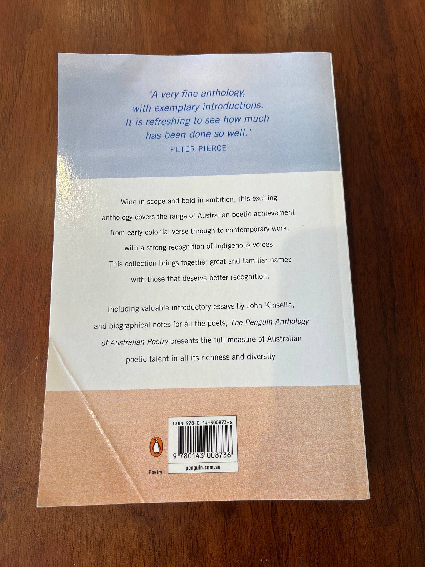 Penguin anthology of Australian poetry. John Kinsella. 2009.