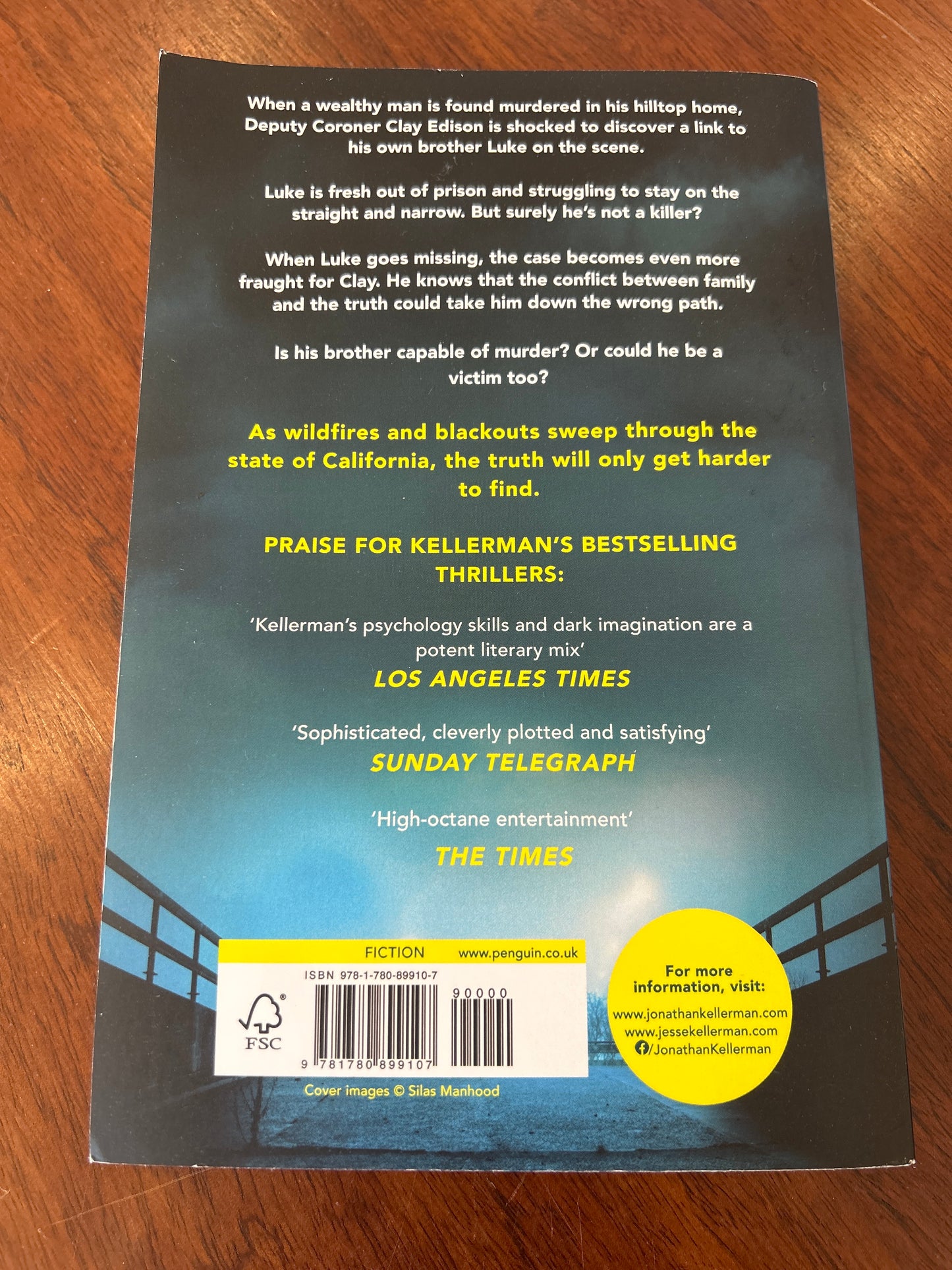 Burning. Jonathan & Jesse Kellerman. 2021.
