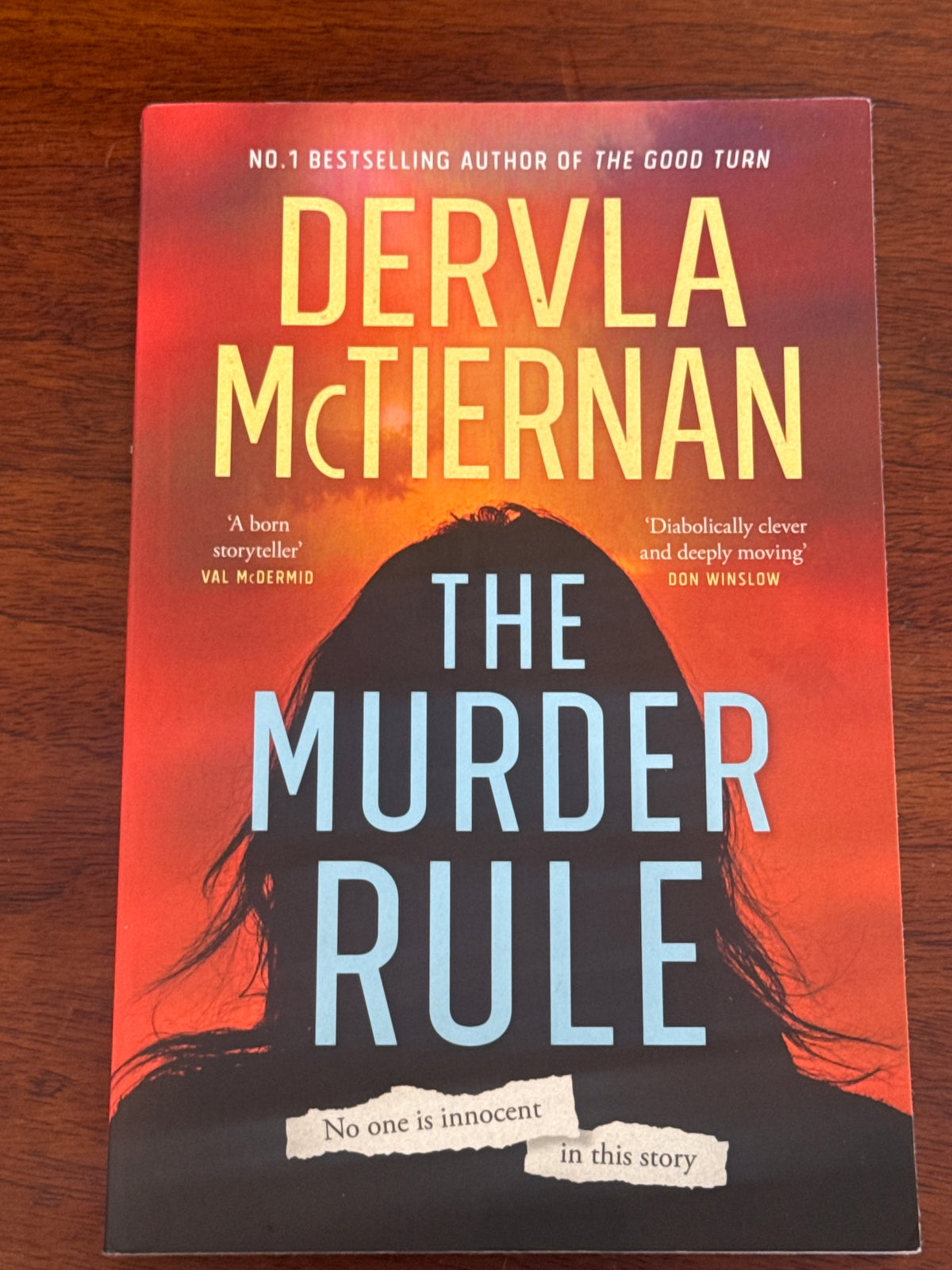 Murder rule. Dervla McTiernan. 2022.