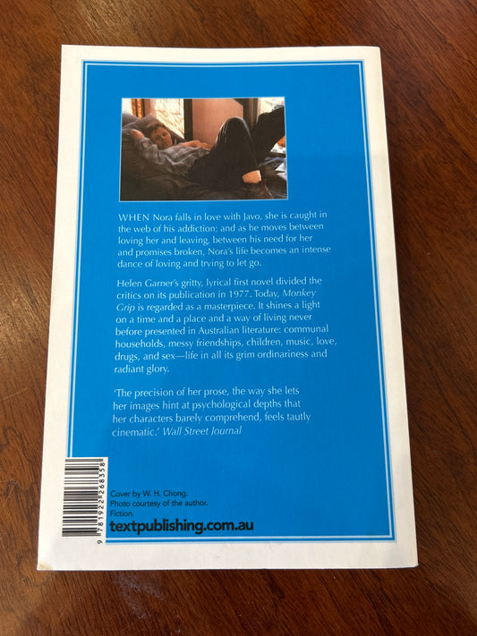 Monkey grip. Helen Garner. 2019.