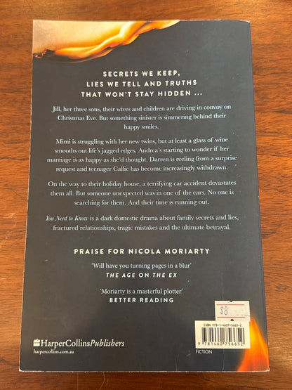 You need to know. Nicola Moriarty. 2021.