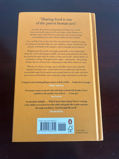 What I ate in one year (and related thoughts). Stanley Tucci. 2024.